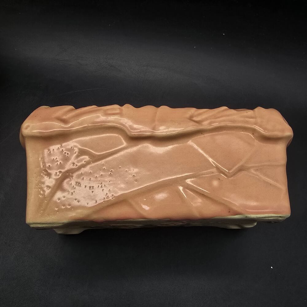 McCoy Pink Ivy Strap Planter Vintage USA Pottery Ceramic